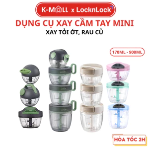 Dụng cụ xay tỏi ớt LocknLock lưỡi dao sắc bén - Nhiều Dung Tích, Đa Dạng Màu Sắc - K-MALL