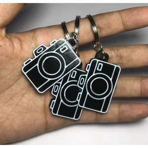 Móc khóa Máy Ảnh Đen Trắng | Móc khóa In 3D
