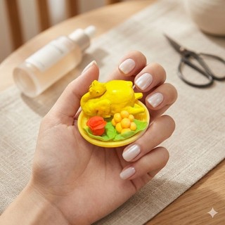 Mô hình 3D trang trí có nam châm, nhiều mẫu. Trang trí Bàn thờ Thần Tài Thổ Địa mini