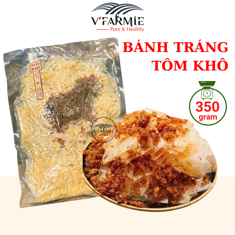 Bánh tráng tôm khô gói 350g mềm ngon