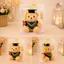 Gấu Teddy Tốt Nghiệp 23cm Khăn Vàng Có Thêu Tên Cá Nhân Hóa - Set Quà Tặng Kèm Túi Quà Thiệp Và Rơm Trang Trí