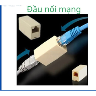 đầu nối mạng màu trắng  Rj45, cầu nối mạng rj45, đầu nối dây mạng rj45, đầu nối dây mạng