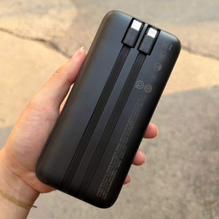 [Hỏa Tốc]Sạc dự phòng Chinh Hang Baseus PPJP312 20.000mah 22.5W liền 2 dây C + L đựng túi zip hãng CÓ 3C !!!