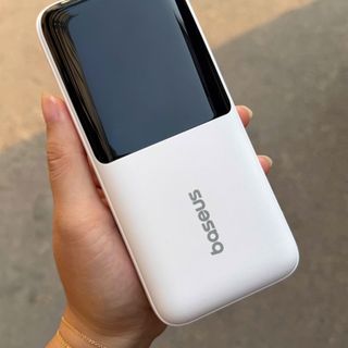 [Hỏa Tốc]Sạc dự phòng Chinh Hang Baseus PPJP312 20.000mah 22.5W liền 2 dây C + L đựng túi zip hãng CÓ 3C !!!