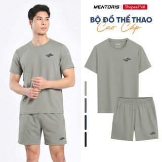 Bộ Thể Thao Nam MENTORIS Vải Ultra Cool Cao Cấp, Co Giãn Thoáng Khí, Form Regular Fit MBT2608
