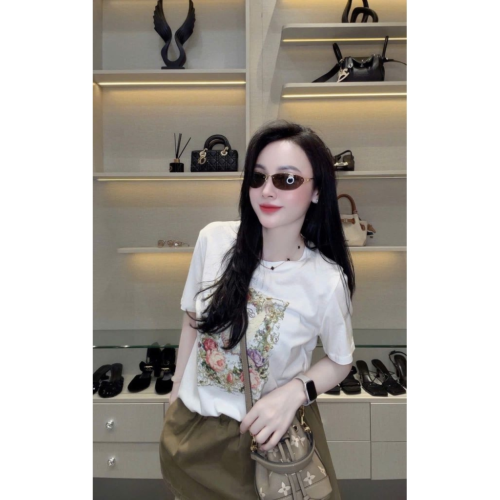 [𝑯𝒂 𝑨𝒏𝒉] Áo Cộc Phông Thụng Giấy Hình QCL1