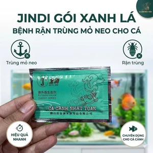 JINDI GÓI XANH LÁ RẬN TRÙNG MỎ NEO CHO CÁ
