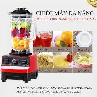 Máy Xay Sinh Tố Đa Năng PTLUXURY SC 1589 - Máy Xay Công Nghiệp 2 Cối Xay Công Suất 4500W [ HÀNG CHÍNH HÃNG ]