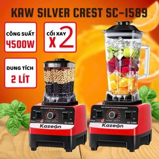 Máy Xay Sinh Tố Đa Năng PTLUXURY SC 1589 - Máy Xay Công Nghiệp 2 Cối Xay Công Suất 4500W [ HÀNG CHÍNH HÃNG ]