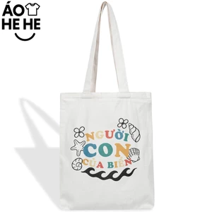 Túi Canvas Đi Biển - Con Người Của Biển - Túi To Te Hài Hước Form 33x38cm - In Túi Theo Yêu Cầu