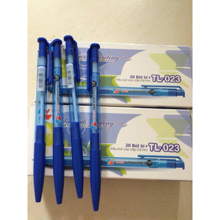 Combo hộp 20 bút bi Thiên Long 023  Ngòi 0.8mm hàng chính hãng