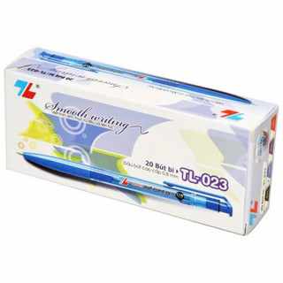 Combo hộp 20 bút bi Thiên Long 023  Ngòi 0.8mm hàng chính hãng