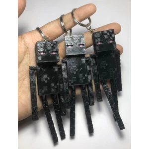 Móc khóa Enderman | Móc khóa In 3D Minecraft