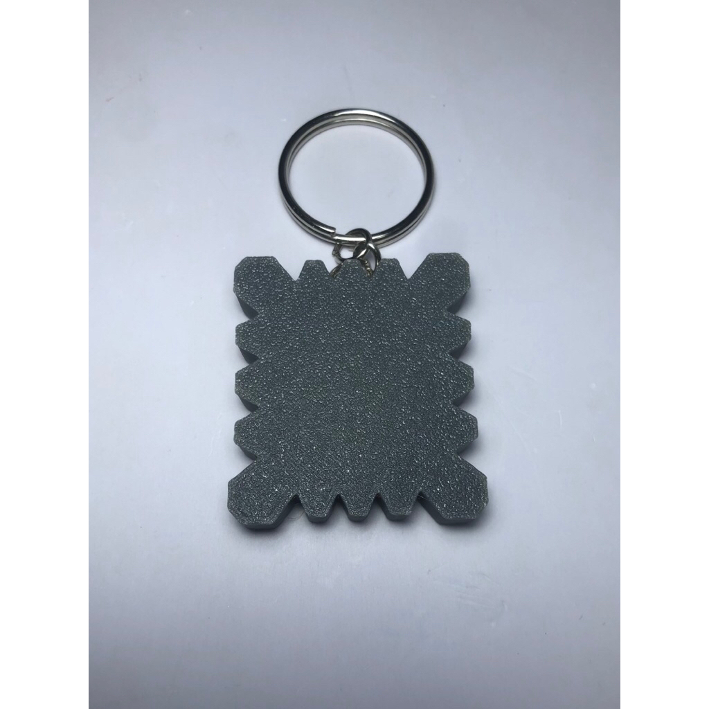 Móc khóa Thwomp | Móc khóa In 3D Nintendo