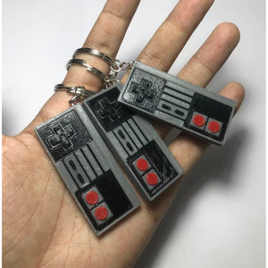 Móc khóa Tay Cầm Nintendo Cổ Điển | Móc khóa In 3D