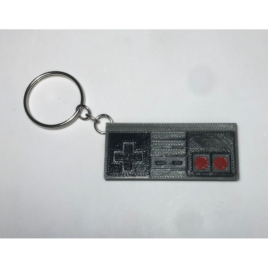 Móc khóa Tay Cầm Nintendo Cổ Điển | Móc khóa In 3D