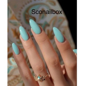 NAIL BOX MÓNG GIẢ TRƠN XANH TIFFANY HOT TREND