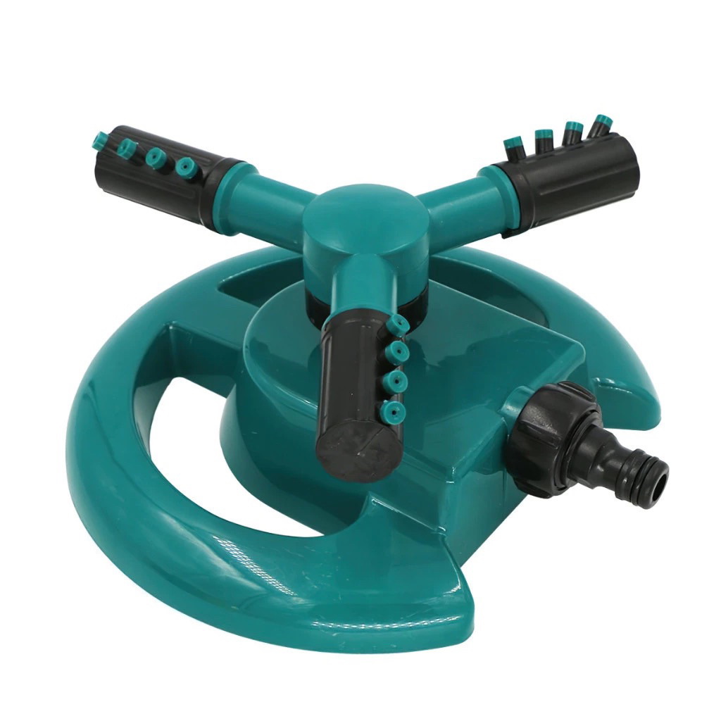 Vòi Phun Nước Xoay 360 Độ Tự Động Tưới Cây Sân Vườn Bằng Nhựa ABS Cao Cấp - Béc Phun Nước 3 Cánh Xoay Thông Minh