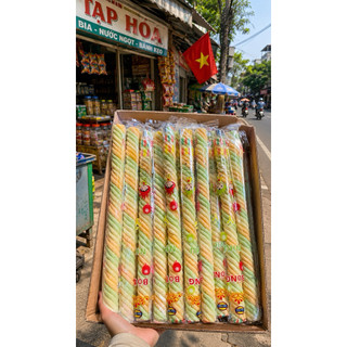 [Bánh kẹo Phú Yên] sỉ lốc 20 cây snack bỏng như ý bimbim ăn vặt cổng trường bimbim bà tuyết