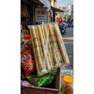 [Bánh kẹo Phú Yên] sỉ lốc 20 cây snack bỏng như ý bimbim ăn vặt cổng trường bimbim bà tuyết
