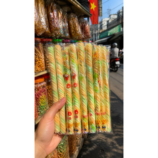 [Bánh kẹo Phú Yên] sỉ lốc 20 cây snack bỏng như ý bimbim ăn vặt cổng trường bimbim bà tuyết