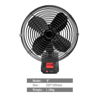 Quạt Tích Điện Lồng Sắt Makita, Đế Pin 21V - 2 Mức Gió, Sử Dụng 4-8-12 Tiếng, Kích Thước 8 Inch Hot 2026