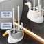 Bộ 3 Cọ Bồn Cầu Hình Vịt Treo Tường Không Khoan Đục, Chổi Cọ Toilet CMS Làm Sạch 360 Độ Chống Trầy