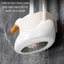 Bộ 3 Cọ Bồn Cầu Hình Vịt Treo Tường Không Khoan Đục, Chổi Cọ Toilet CMS Làm Sạch 360 Độ Chống Trầy