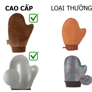 Bao Tay Thoa Kem 2 mặt Cao Cấp – Mịn Da, Chống Nước, Ôm Tay Chắc Chắn, Găng tay Bôi Kem Body