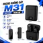 Mic M31 Thu Âm Không Dây Cho Điện Thoại - Bật Tắt Lọc Ồn 90% - Micro Ghi Âm