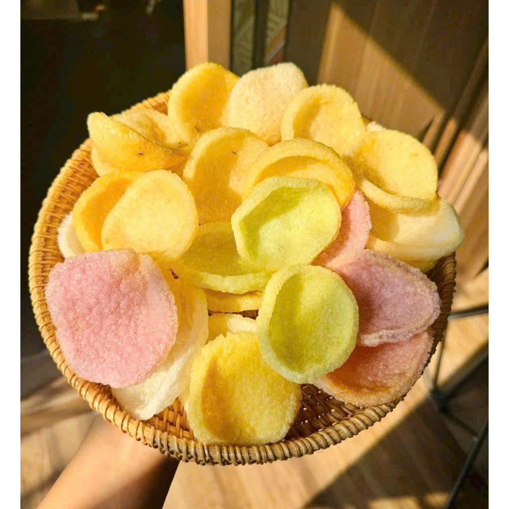 Bánh Phồng Rau Củ Chay Bích Chi 200g - giòn tan, thơm ngon