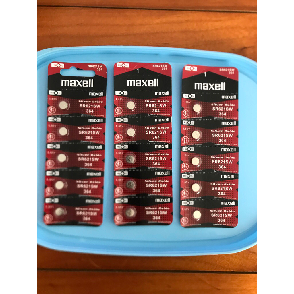 Pin Đồng Hồ Maxell SR621SW 364 - Vỉ 1 Viên Hàng Chính Hãng