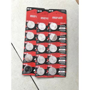 Viên Pin Nút Áo Maxell CR2016 3V Lithium Cho Đồng Hồ, Máy Tính, Chìa Khóa Xe