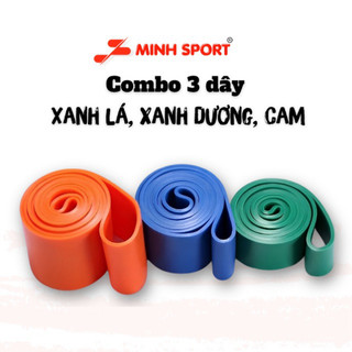Dây Kháng Lực Powerband, Đa Năng Hỗ Trợ Tập Luyện | Dây Kháng Lực Tập Toàn Thân | MinhSport