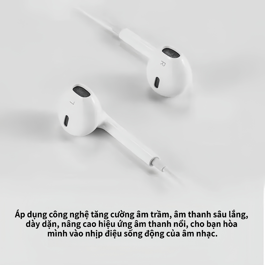 Tai Nghe In-Ear Có Mic IUSEN, Âm Thanh HiFi Sống Động, Đeo Thoải Mái, Tương Thích điện thoại, tablet