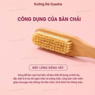 Bàn Chà Gót Chân 4in1 Tiện Lợi Loại Bỏ Da Chết. Sần Sùi Giúp Bàn Chân Luôn Mịn Màng - Bàn Chải Gót Chân 4in1 Tay Cầm Gỗ