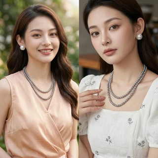 [ DAISYN ] [ N887 ] Dây Chuyền, Chuỗi Hạt, Ngọċ Trai Nhân Tạo Dài 20cm, Mang Áo Dài Sang Trọng Cho Nữ, Phù Hợp Với Nhiều