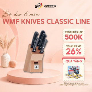 HCM Bộ dao WMF Knives Classic Line 6 món, Bộ dao thép không gỉ cao cấp GermanySNT 100079
