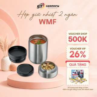 HCM Hộp giữ nhiệt WMF My2go 2 ngăn kèm Set đũa thìa và hộp đựng tiện lợi cao cấp GermanySnT