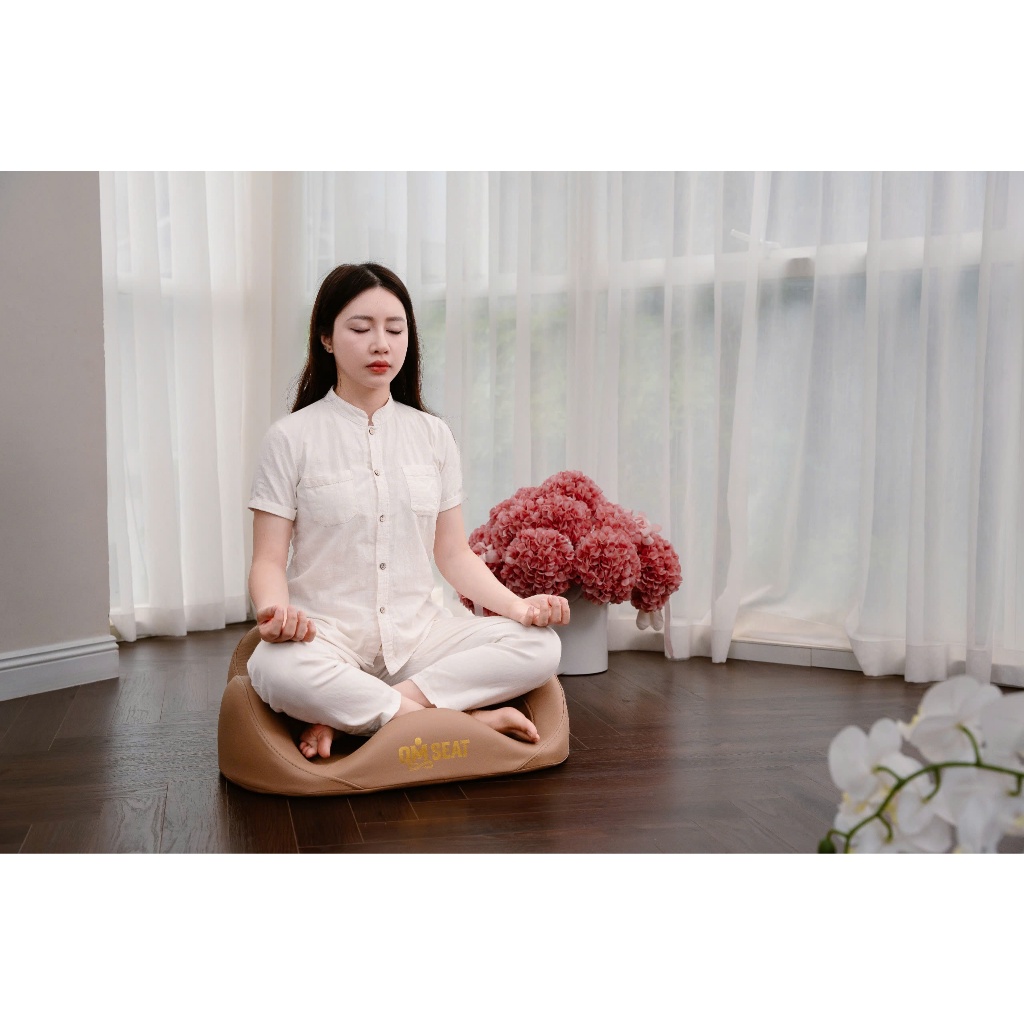 Ghế ngồi thiền Omseat (Thegioisofa) đệm ngồi thư giãn công thái học giữ lưng thẳng, không tê chân