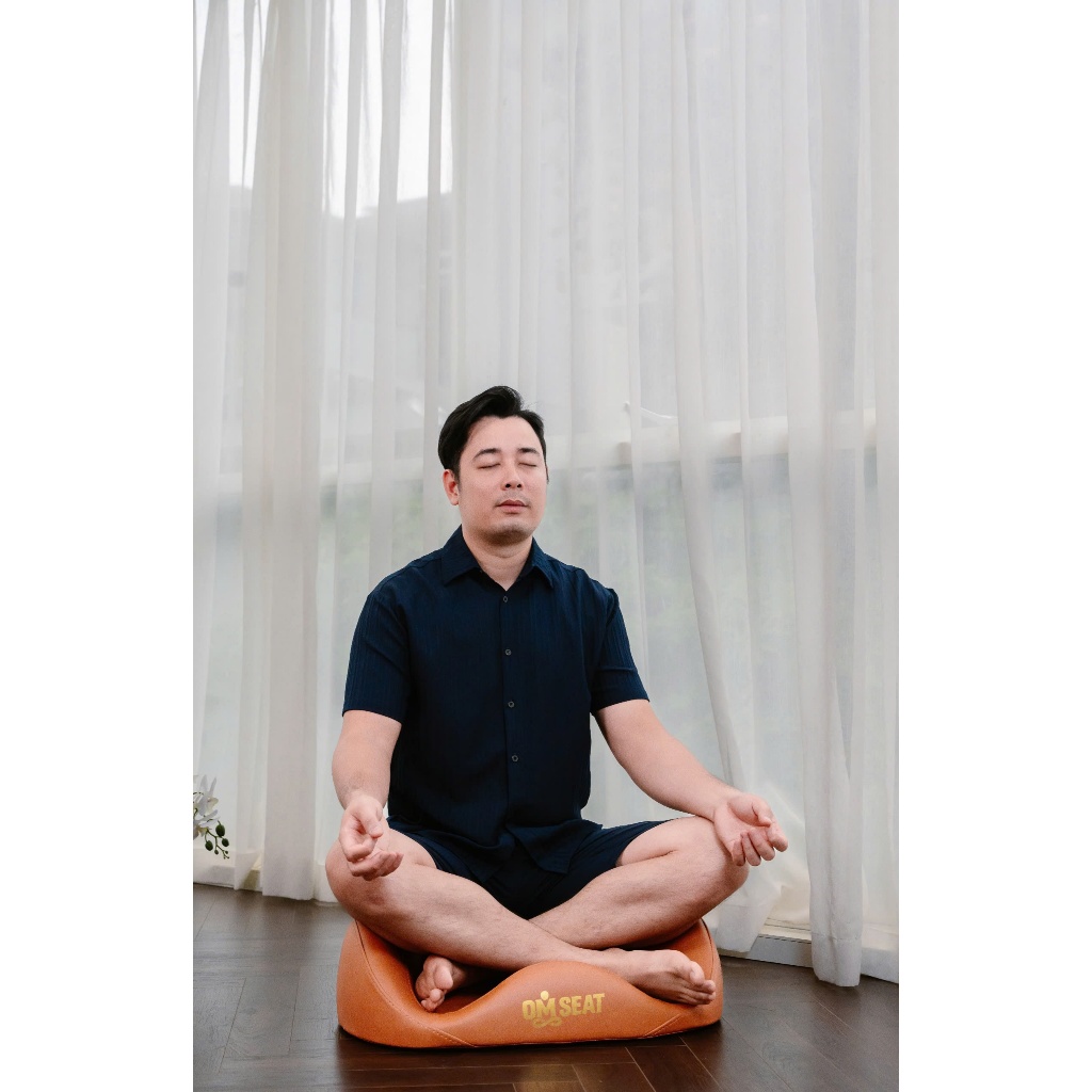 Ghế ngồi thiền Omseat (Thegioisofa) đệm ngồi thư giãn công thái học giữ lưng thẳng, không tê chân