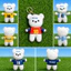 Móc Khóa Thú Nhồi Bông WC 2026, Treo Balo, Trang Trí Túi Xách, Charm Dễ Thương Sưu Tầm