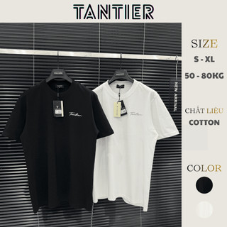 [DEAL MỞ BÁN] Áo Phông Tantier Classic Cổ Tròn Form Unisex Nam Nữ, Chất Cotton 280gsm Cao Cấp Dày Dặn | TANTIER - TA01