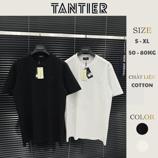 [DEAL MỞ BÁN] Áo Phông Tantier TA02 Classic Thêu Logo Form Unisex Nam Nữ, Chất Cotton 280gsm Cao Cấp