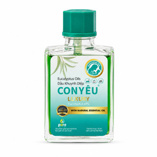 Dầu Khuynh Diệp Con Yêu LUXURY - Pure - làm ấm người, phòng cảm lạnh chai 30ml