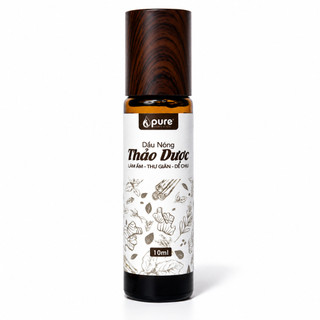 Dầu nóng thảo dược Pure 5ml - Herbal Medicated Oil, nóng lâu, giảm mệt mỏi căng thẳng