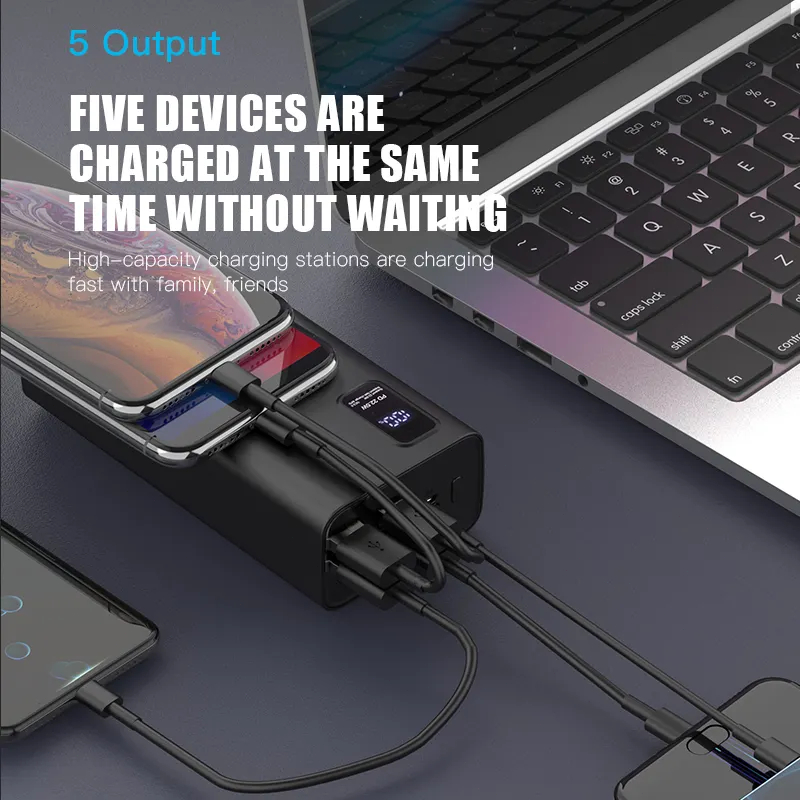 Dosen Pro sạc dự phòng K7 PD22.5w Sạc nhanh 10000mah-50000mAh pin dự phòng màn hình led tích hợp tích hợp | BigBuy360 - bigbuy360.vn
