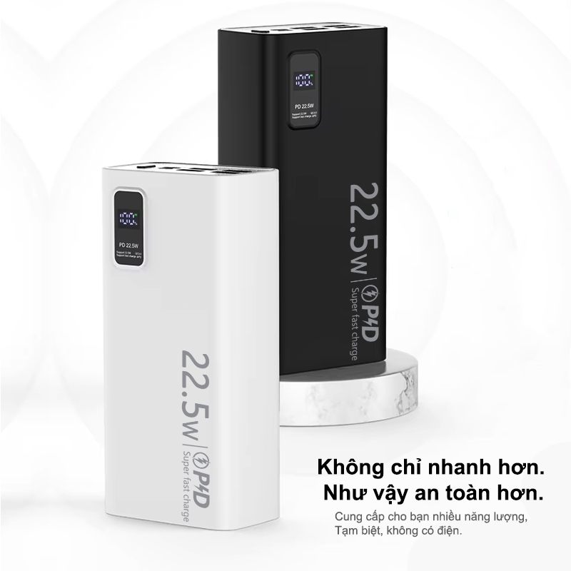 Dosen Pro sạc dự phòng K7 PD22.5w Sạc nhanh 10000mah-50000mAh pin dự phòng màn hình led tích hợp tích hợp | BigBuy360 - bigbuy360.vn