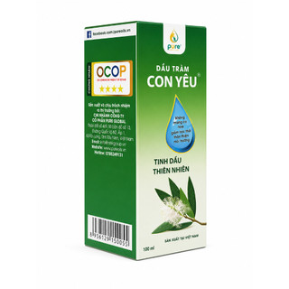 Dầu Tràm Con Yêu – Từ Lá Tràm Gió – Giảm Ho, Cảm Lạnh, Đuổi Muỗi – An Toàn Cho Bé Yêu & Mẹ Bầu