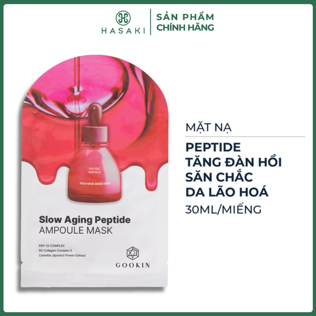 Mặt Nạ Gookin Peptide Tăng Đàn Hồi, Săn Chắc Da Lão Hoá 30ml